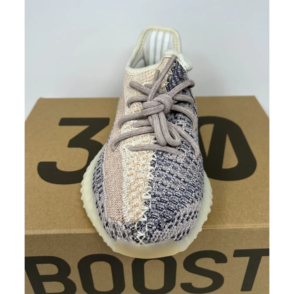 Size 4 - adidas Yeezy Boost 350 V2 Ash Pearl Kanye West Ye Shoes GY7658 - Picture 3 of 8